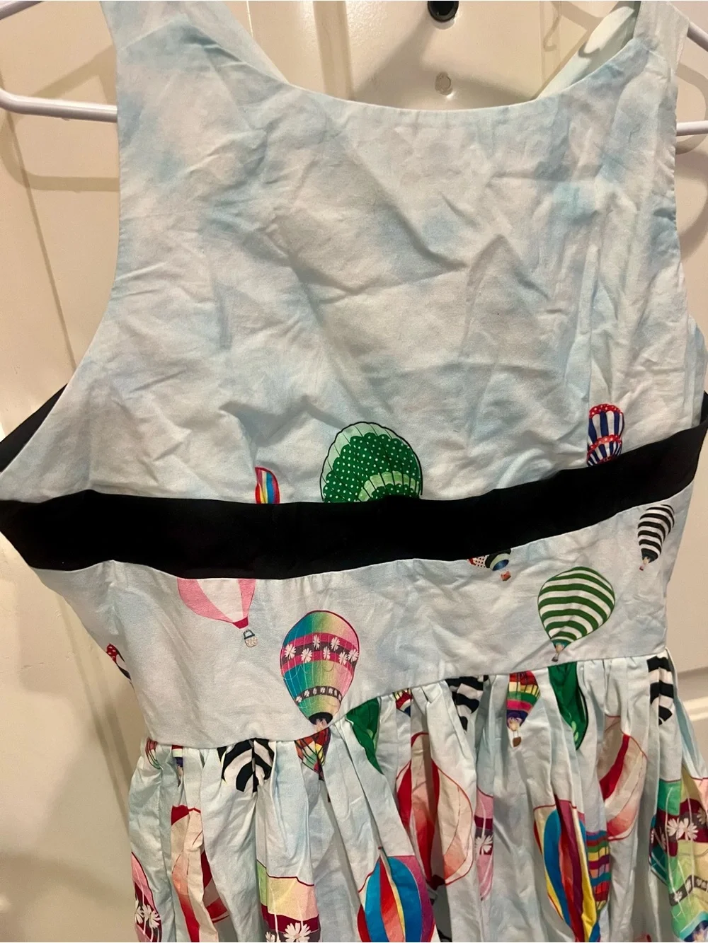 Unique Vintage Light Blue Balloons dress